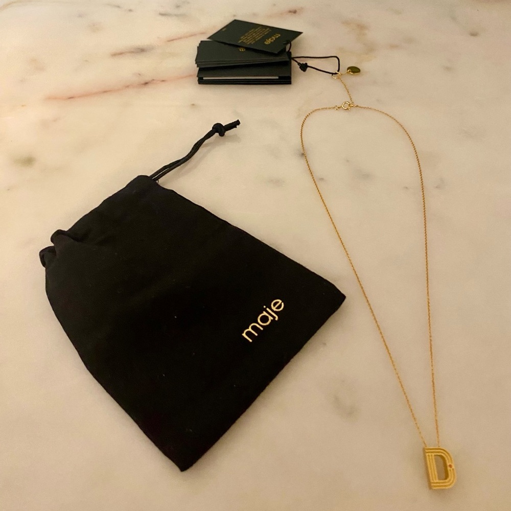 Maje Initial D Necklace 31$